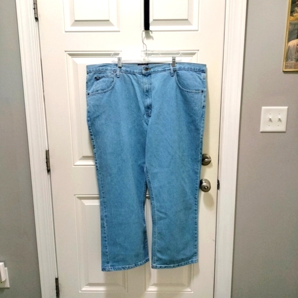 Saddlebred Men's Relaxed Fit Blue Jeans - Picture 1 of 6